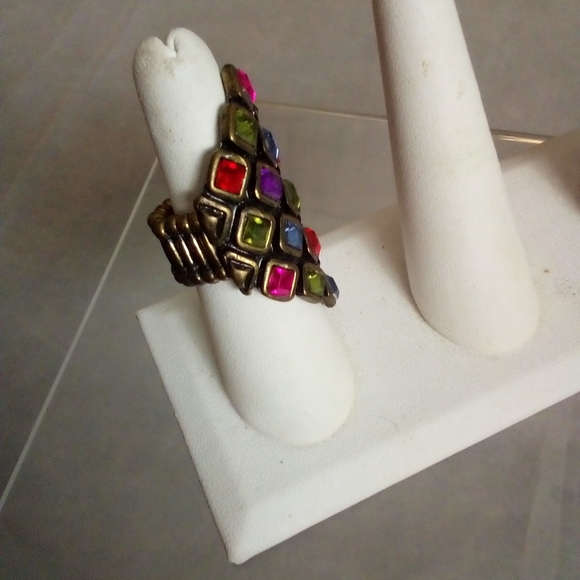 Multi color statement ring - Picture 2 of 4